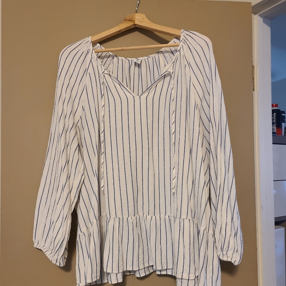 Old Navy striped blouse